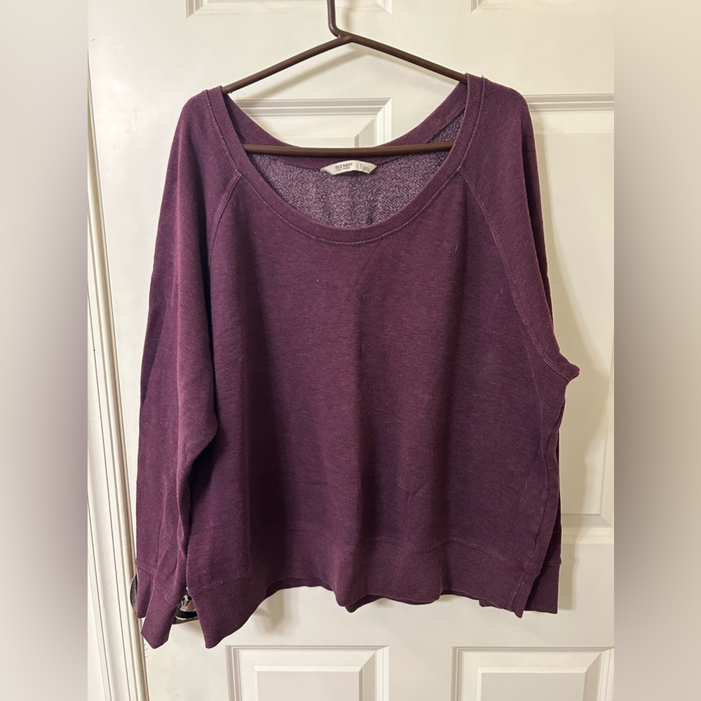 Old navy xxl oversized scoop neck sweatshirt